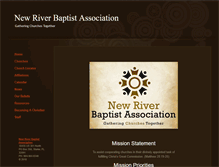 Tablet Screenshot of newriverbaptassn.com